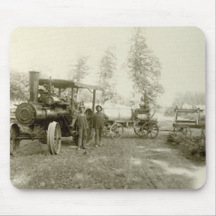 Advance Thresher Co. Traction Engine Mouse Mat