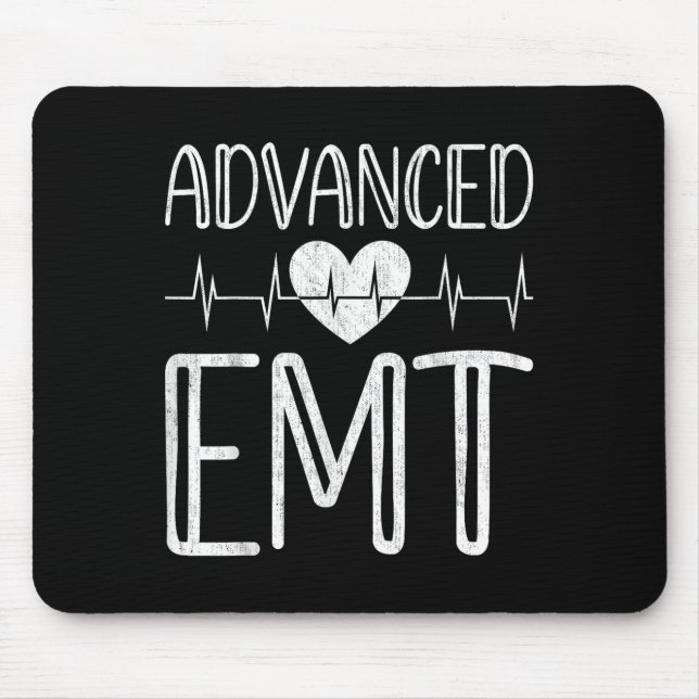 Advanced Emt - Emergency Medical Technician Ems Pa Mouse Mat (Front)