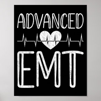 Advanced Emt - Emergency Medical Technician Ems Pa Poster