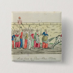 Advanced guard of the women going to 15 cm square badge
