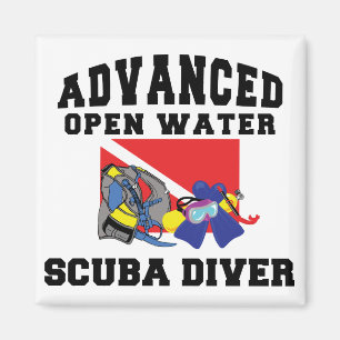 Advanced Open Water SCUBA Diver Magnet