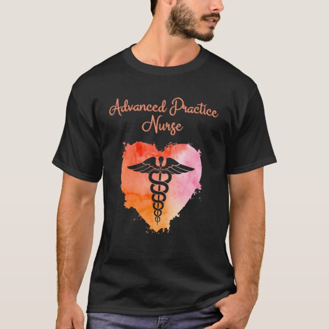Advanced Practice Nurse  Graduation APRN Caduceus T-Shirt (Front)