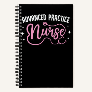 Advanced Practice Nurse Stethoscope Nurse Student  Notebook