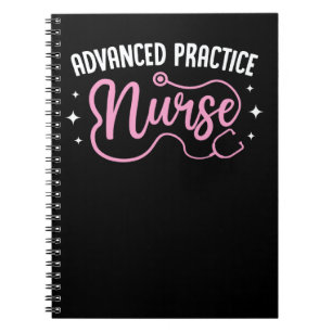 Advanced Practice Nurse Stethoscope Nurse Student  Notebook