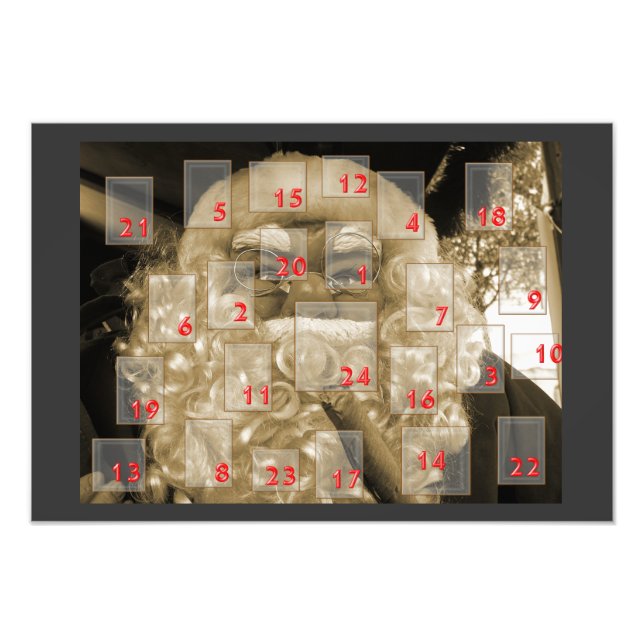 advent calendar photo print (Front)