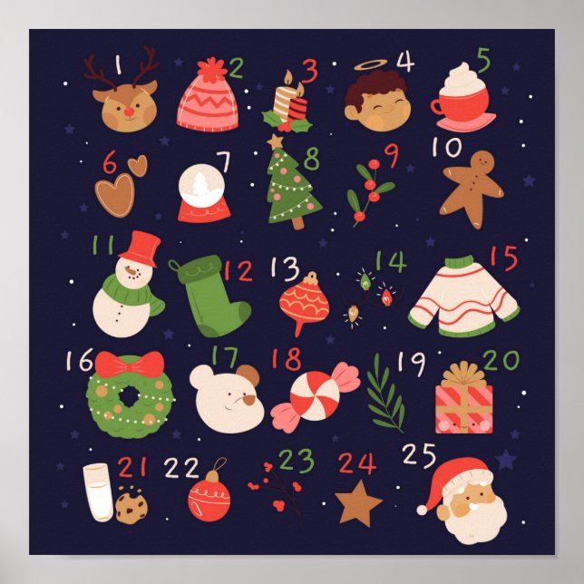 Advent Calendar Poster (Front)