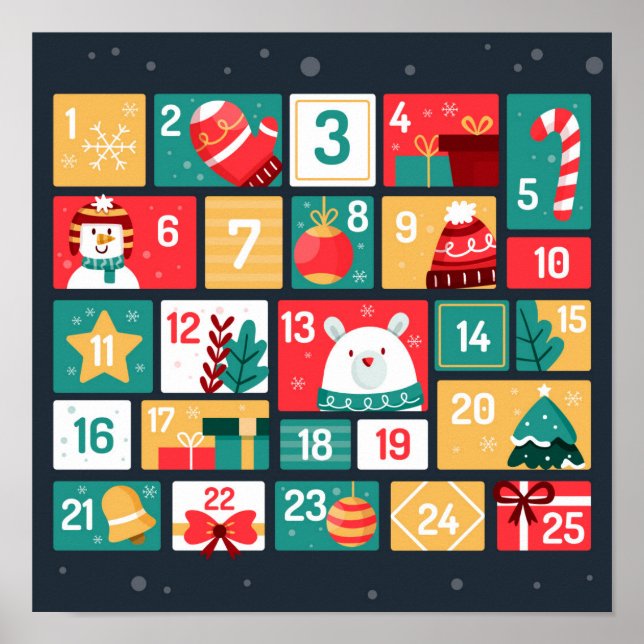 Advent Calendar Poster (Front)