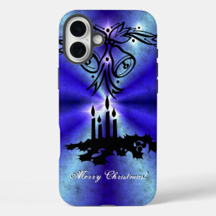 Advent, Christmas Magic on Blue iPhone 16 Plus Case