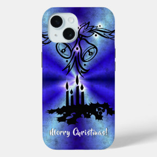 Advent, Christmas Magic on Blue iPhone 15 Case