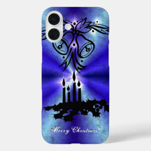 Advent, Christmas Magic on Blue iPhone 16 Plus Case