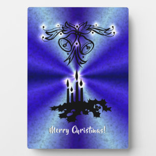 Advent, Christmas Magic on Blue Plaque