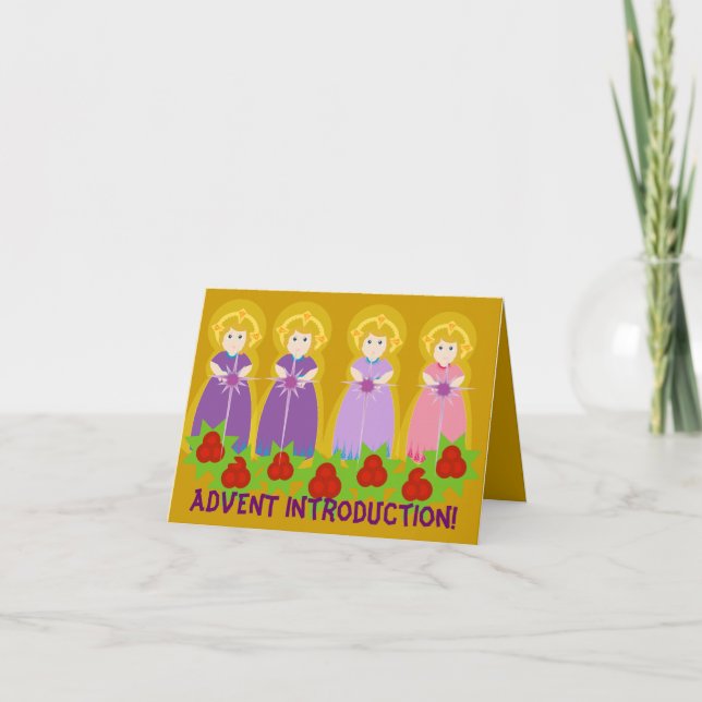 ADVENT Introduction! -Customise Holiday Card (Front)