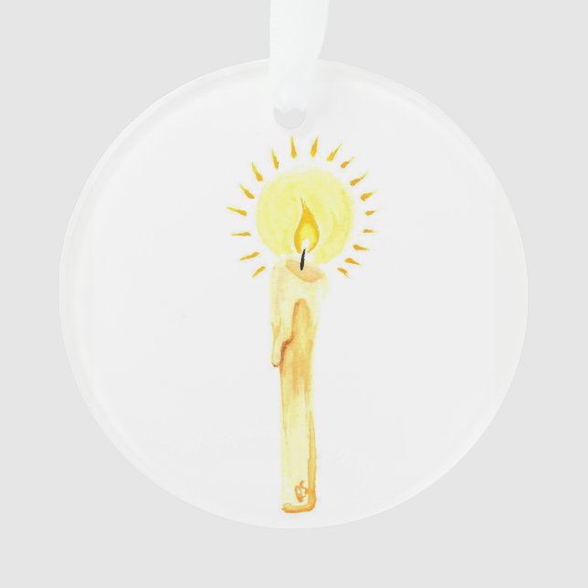 Advent Jesse Tree Candle Ornament (Front)