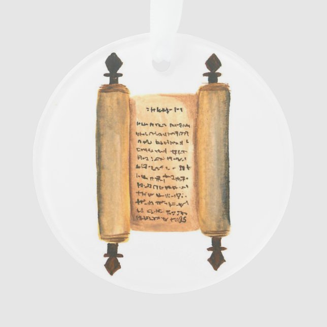 Advent Jesse Tree Scroll Ornament (Front)