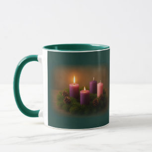 Advent Wreath – Second Week of Advent Coffee Mug