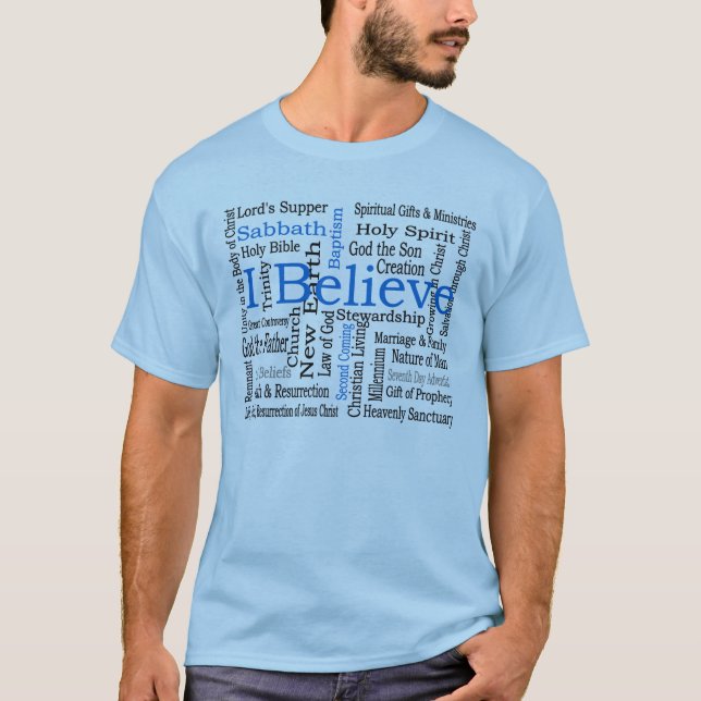 Adventist Beliefs T-shirt (Front)