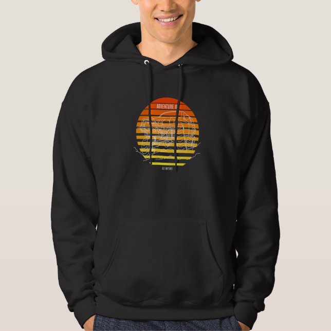 Adventure 101 4runner Into The Sun Hoodie (Front)