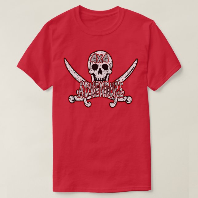 Adventure 4x4 OG Bad Pirate Original Gangster Club T-Shirt (Design Front)