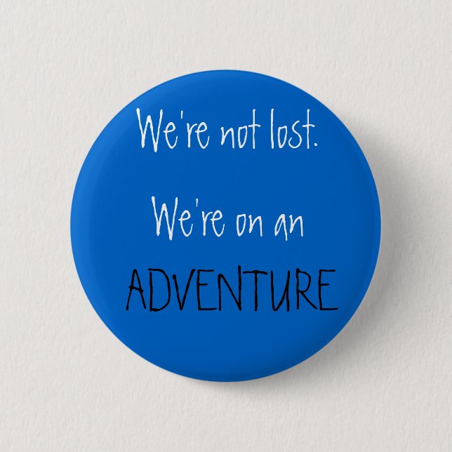 ADVENTURE 6 CM ROUND BADGE (Front)