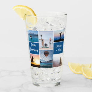 Adventure 6 Photo Collage Personalised Photo Glass