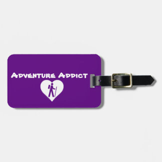 "Adventure Addict" Luggage Tag