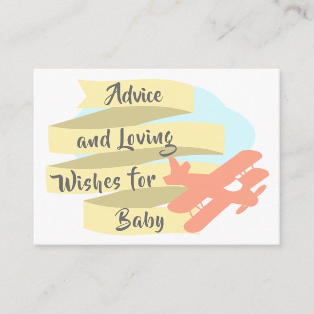 Adventure Advice Cards for Baby (Front)