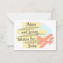 Adventure Advice Cards for Baby