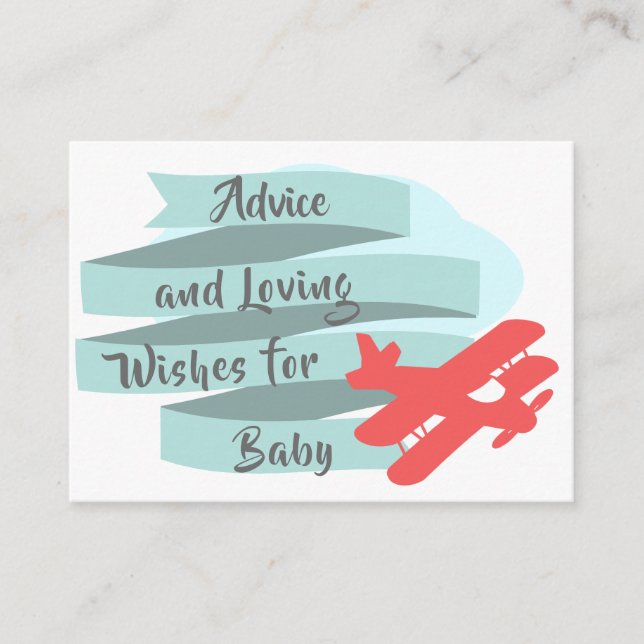 Adventure Advice Cards for Baby (Front)