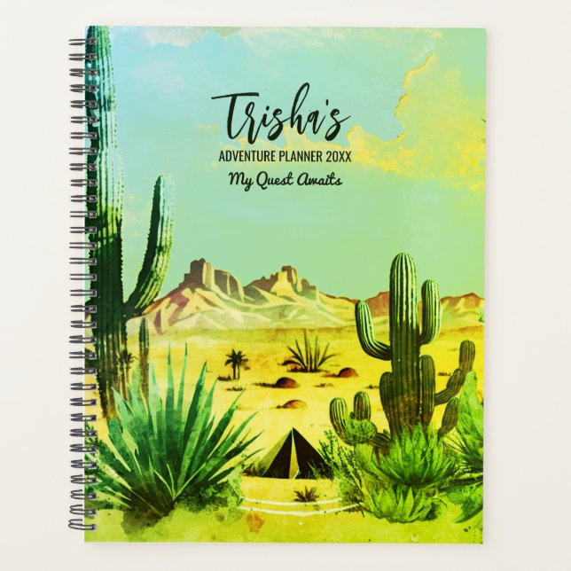 Adventure Agenda Organiser Scheduler Planner Notes (Front)