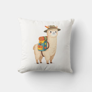 Adventure Alpaca Cushion