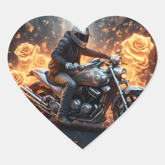 Adventure and freedom  heart sticker (Front)