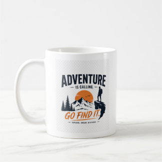 Adventure And Outdoor Explorer Design Coffee Mug
