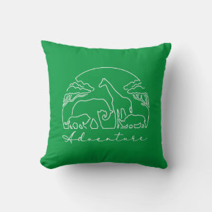 Adventure and Safari in Africa Cushion