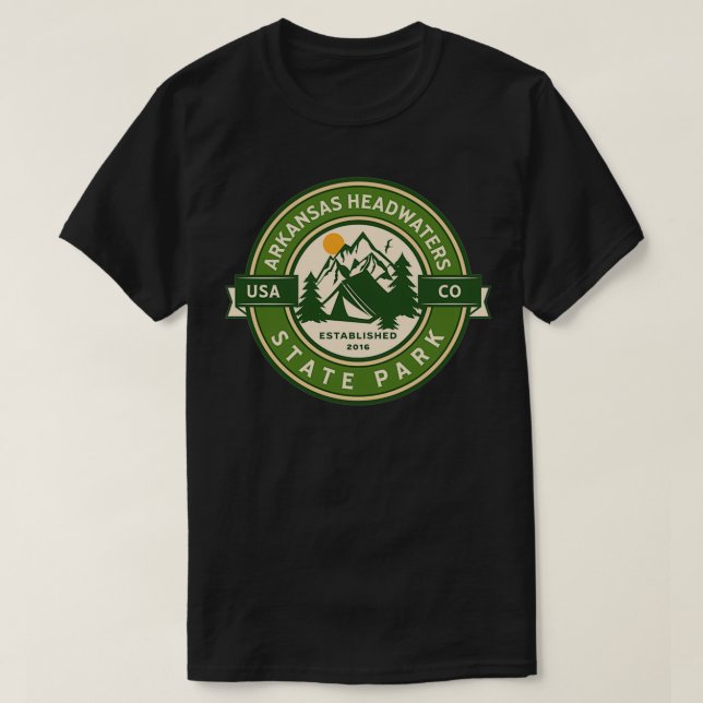 Adventure Arkansas headwaters Salida Colorado T-Shirt (Design Front)
