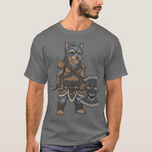 adventure Australian Silky Terrier gladiator T-Shirt