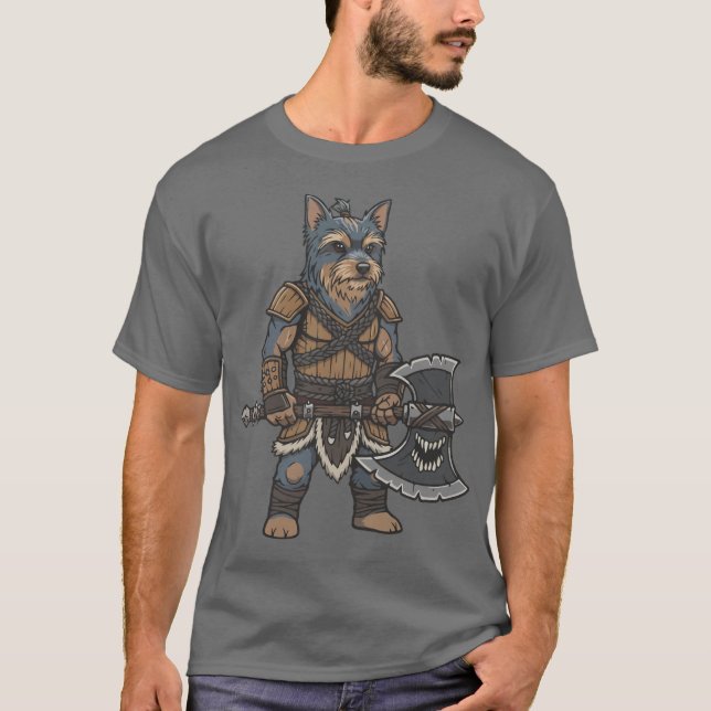 adventure Australian Silky Terrier gladiator T-Shirt (Front)