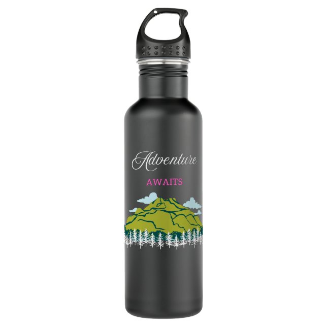 Adventure Awaits 710 Ml Water Bottle (Front)