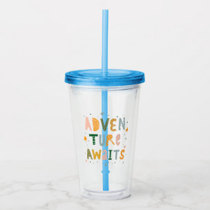 Adventure Awaits Acrylic Tumbler