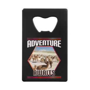 Adventure Awaits - Alpaca Llama Travel Quote