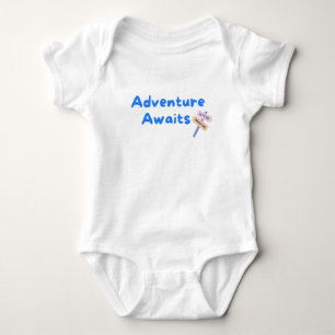 Adventure awaits baby bodysuit