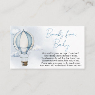 Adventure Awaits Baby Shower Books for Baby Business Card