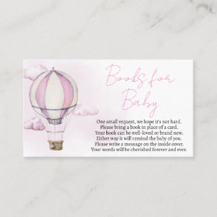Adventure Awaits Baby Shower Books for Baby Business Card