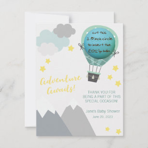 Adventure Awaits! Baby Shower EOS Lip Balm Favour