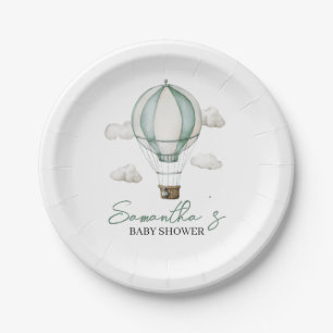 Adventure Awaits Baby Shower Paper Plate