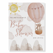 Adventure Awaits Baby Shower Welcome Sign