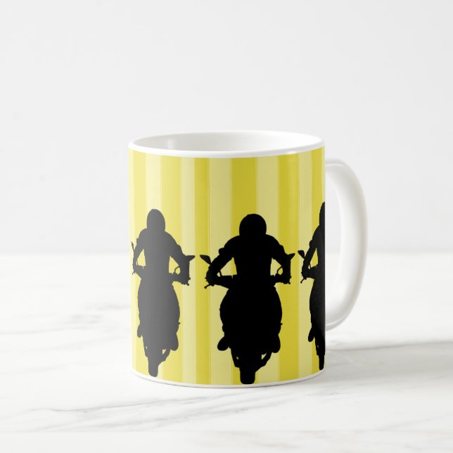 Adventure Awaits: Bike Rider Outdoor Sports  Coffee Mug (Front Right)