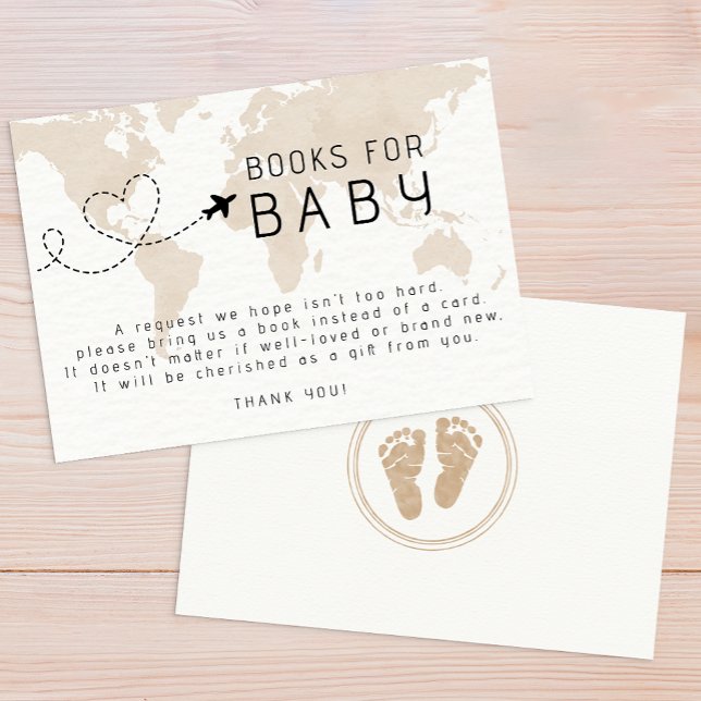 Adventure Awaits Books for Baby Card (Creator Uploaded)