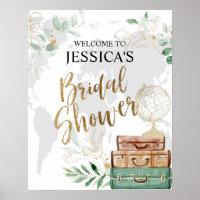 Adventure Awaits, Bridal Shower, Banner