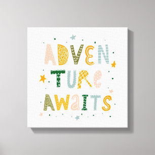 Adventure Awaits Canvas Print