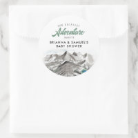 Adventure Awaits Couples Baby Shower Mountains